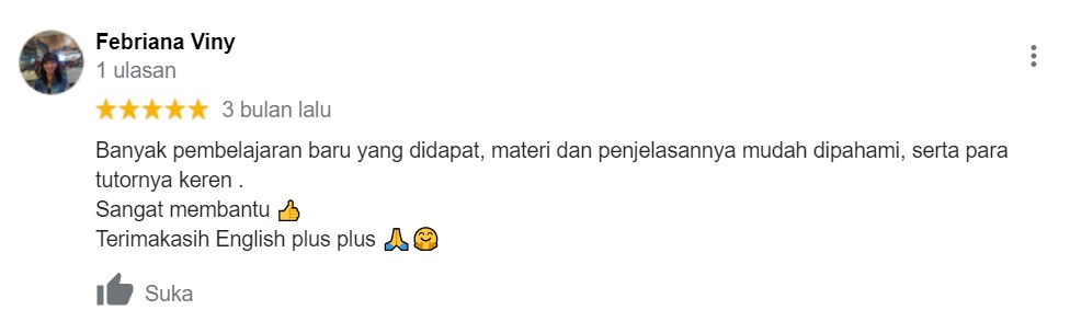 Testimoni Kursus TOEFL 4