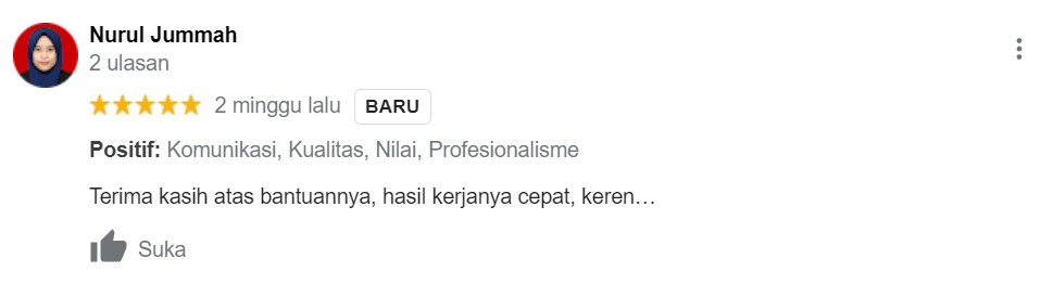 Testimoni ENGLISH++ 70