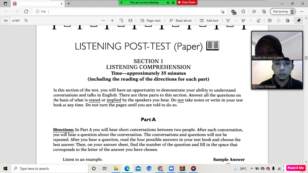 Kelas TOEFL ENGLISH++ 2