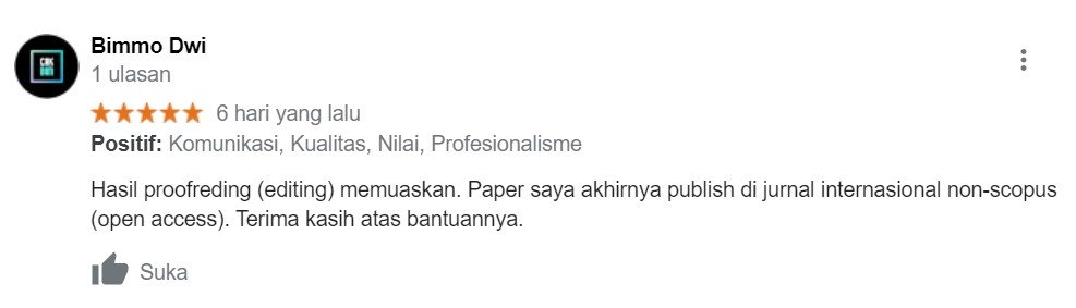 ENGLISH++ - Testimoni Jasa Proofread 26