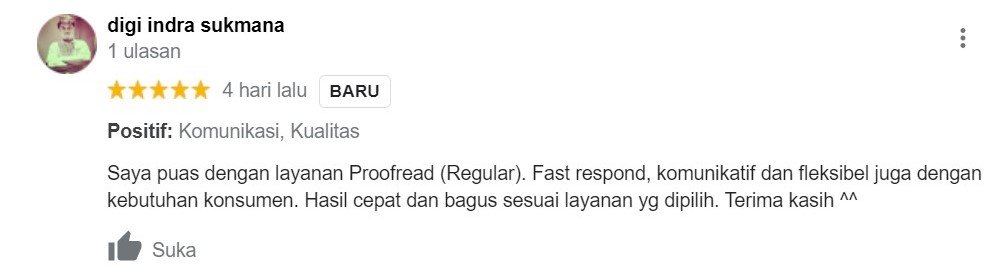 ENGLISH++ - Testimoni Jasa Proofread 27