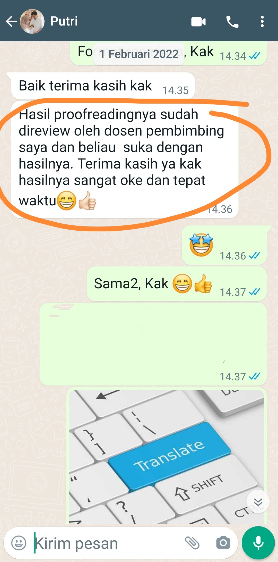 ENGLISH++ - Testimoni Jasa Proofread 9