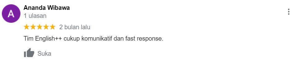 ENGLISH++ - Testimoni Jasa Proofread Beasiswa 14