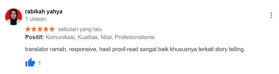 ENGLISH++ - Testimoni Jasa Proofread Beasiswa 22