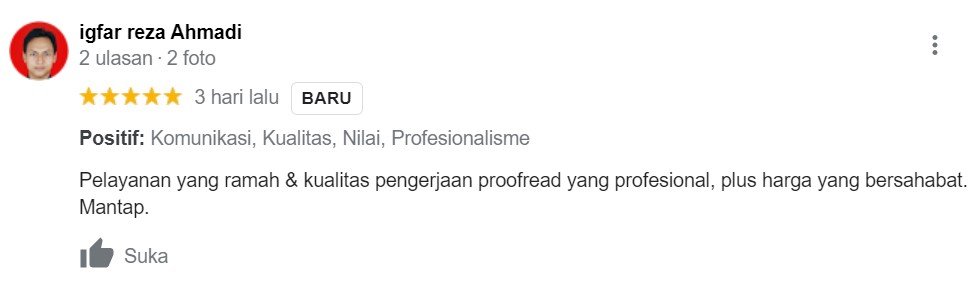 ENGLISH++ - Testimoni Jasa Proofread Beasiswa 25