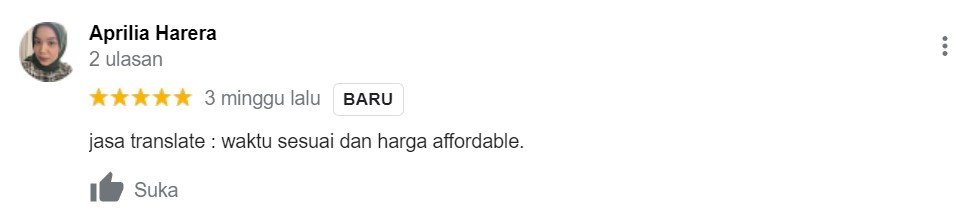 ENGLISH++ - Testimoni Jasa Translate 13